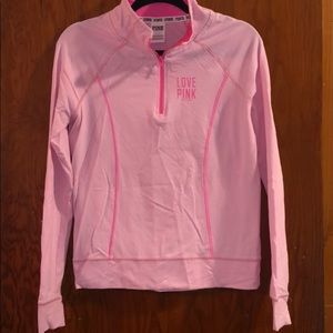 VS PINK QUARTER ZIP UP